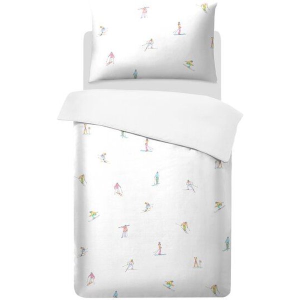 Mary Rose® Satin Bettwäsche Sport Motiv, Baumwolle Bio (kbA)