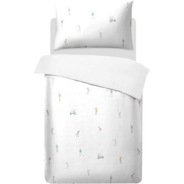 Mary Rose® Satin Bettwäsche Sport Motiv, Baumwolle Bio (kbA)