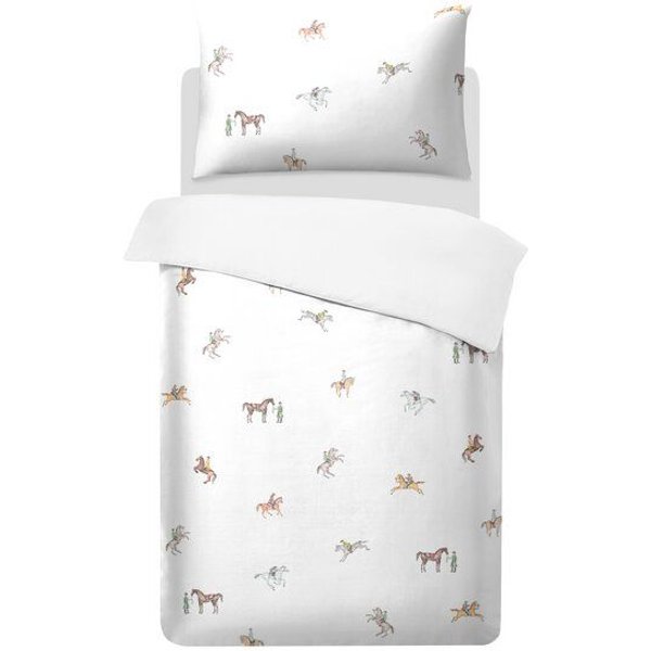 Mary Rose® Satin Bettwäsche Sport Motiv, Baumwolle Bio (kbA)