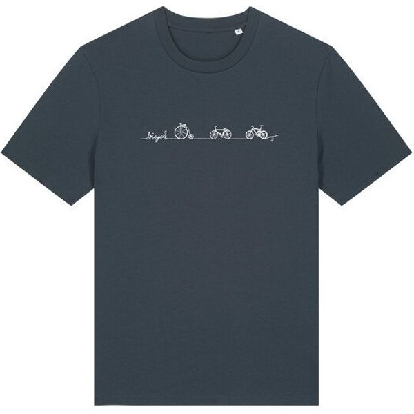 Brandless Basic Bio Unisex T-Shirt Bicycle Line 180g/m² XXS - 3 XL