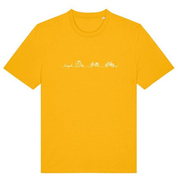 Brandless Basic Bio Unisex T-Shirt Bicycle Line 180g/m² XXS - 3 XL