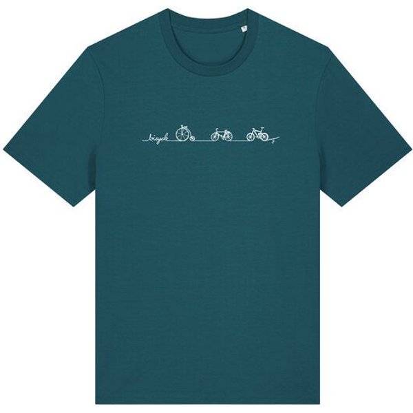 Brandless Basic Bio Unisex T-Shirt Bicycle Line 180g/m² XXS - 3 XL