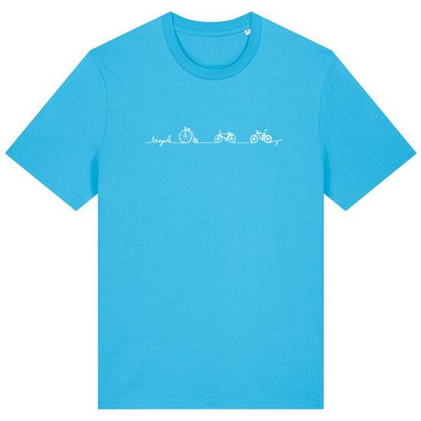 Brandless Basic Bio Unisex T-Shirt Bicycle Line 180g/m² XXS - 3 XL