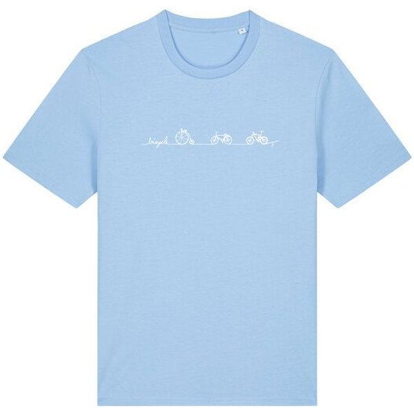 Brandless Basic Bio Unisex T-Shirt Bicycle Line 180g/m² XXS - 3 XL