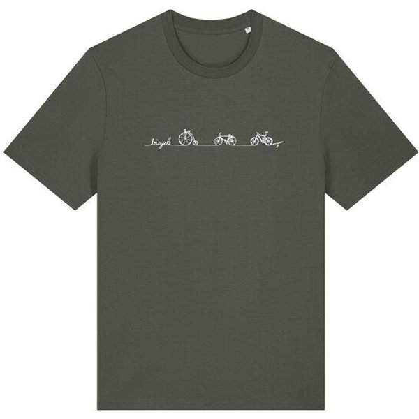 Brandless Basic Bio Unisex T-Shirt Bicycle Line 180g/m² XXS - 3 XL