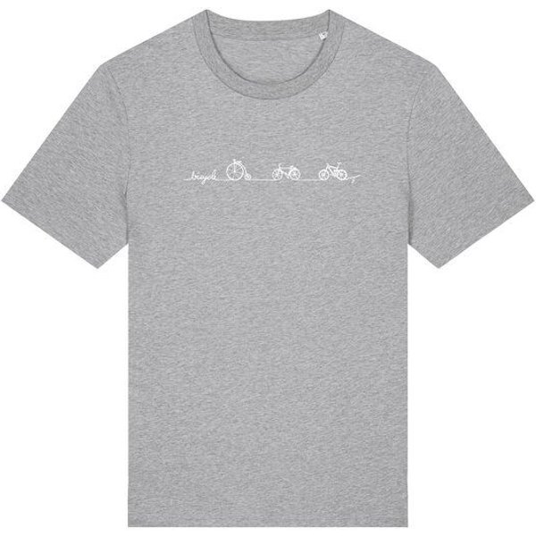 Brandless Basic Bio Unisex T-Shirt Bicycle Line 180g/m² XXS - 3 XL