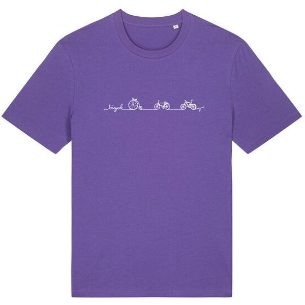 Brandless Basic Bio Unisex T-Shirt Bicycle Line 180g/m² XXS - 3 XL