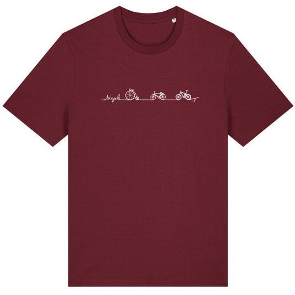 Brandless Basic Bio Unisex T-Shirt Bicycle Line 180g/m² XXS - 3 XL