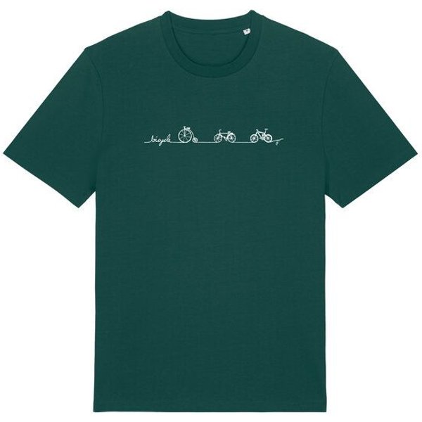 Brandless Basic Bio Unisex T-Shirt Bicycle Line 180g/m² XXS - 3 XL