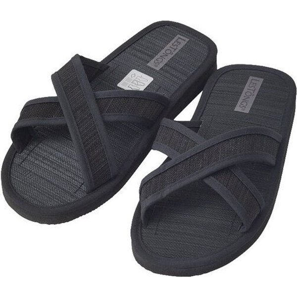 Les Tôngs Juncus-X Dark Offene Zimtlatschen vegane &Gesunde Zimtsohle Flip Flops