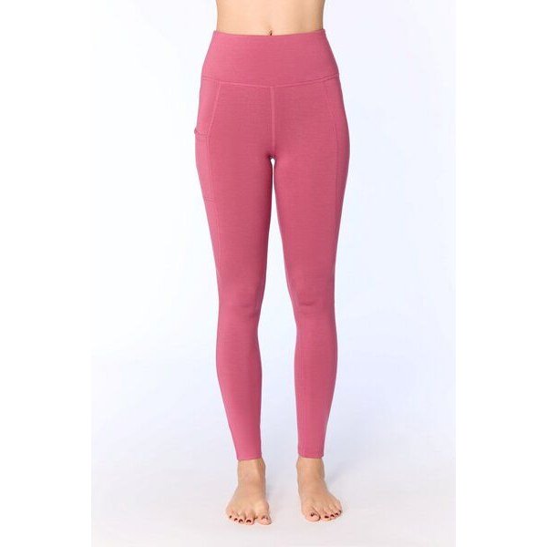 True North Damen Sport Leggings aus TENCEL Modal mit Taschen – Yoga & Fitness Leggings T1306