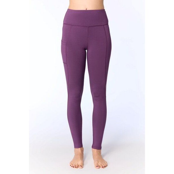 True North Damen Sport Leggings aus TENCEL Modal mit Taschen – Yoga & Fitness Leggings T1306