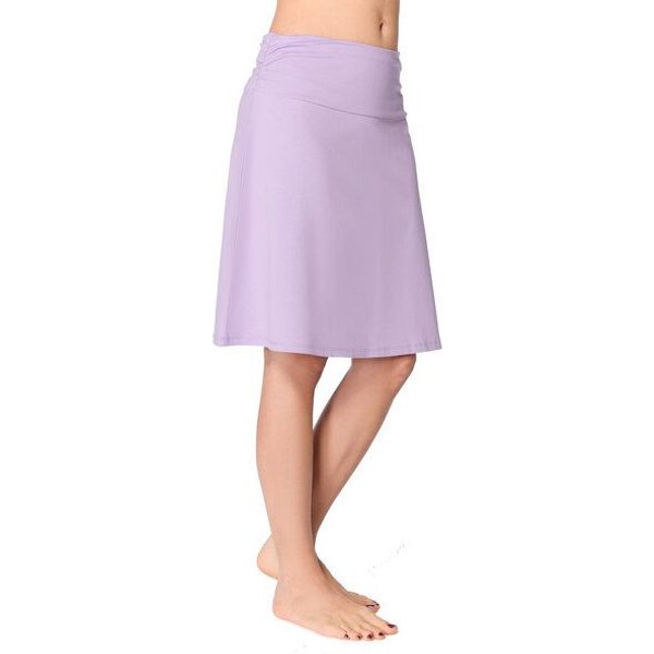Leela Cotton Damen Röcke Lang Bio-Baumwolle Rock Kleid