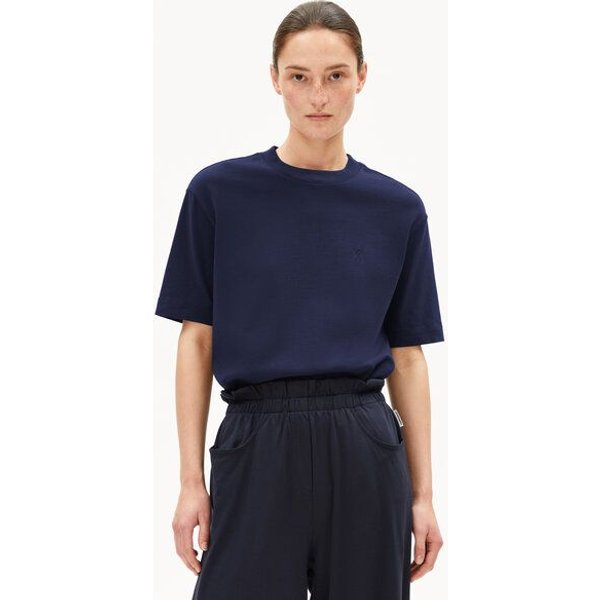 ARMEDANGELS TARJAA Damen Heavyweight T-Shirt aus recyceltem Baumwoll Mix