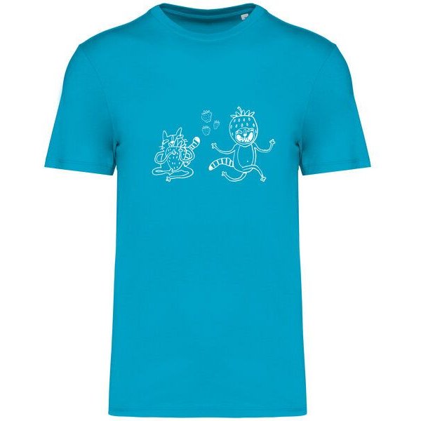 Brandless Basic Bio T-Shirt Strawberry Cats I ( 155g/m²) XXS - 5 XL