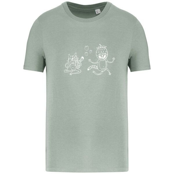 Brandless Basic Bio T-Shirt Strawberry Cats I ( 155g/m²) XXS - 5 XL