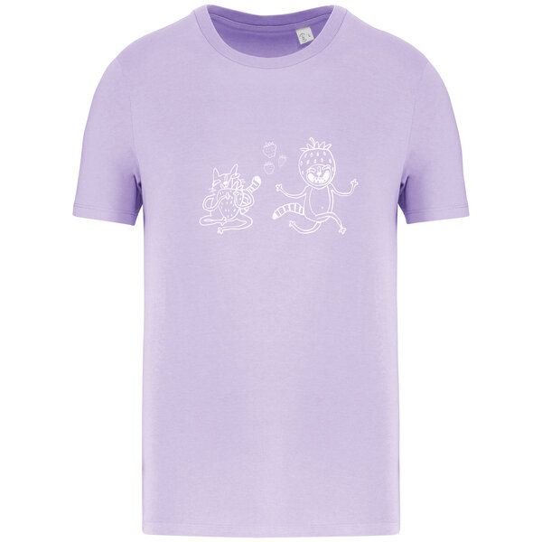 Brandless Basic Bio T-Shirt Strawberry Cats I ( 155g/m²) XXS - 5 XL