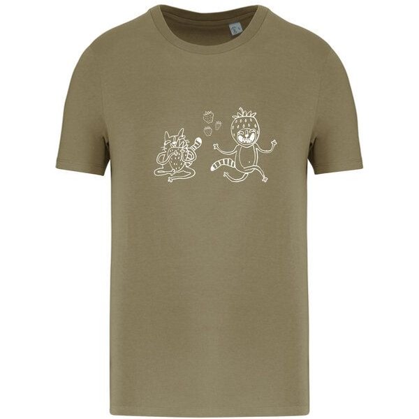Brandless Basic Bio T-Shirt Strawberry Cats I ( 155g/m²) XXS - 5 XL