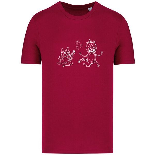 Brandless Basic Bio T-Shirt Strawberry Cats I ( 155g/m²) XXS - 5 XL