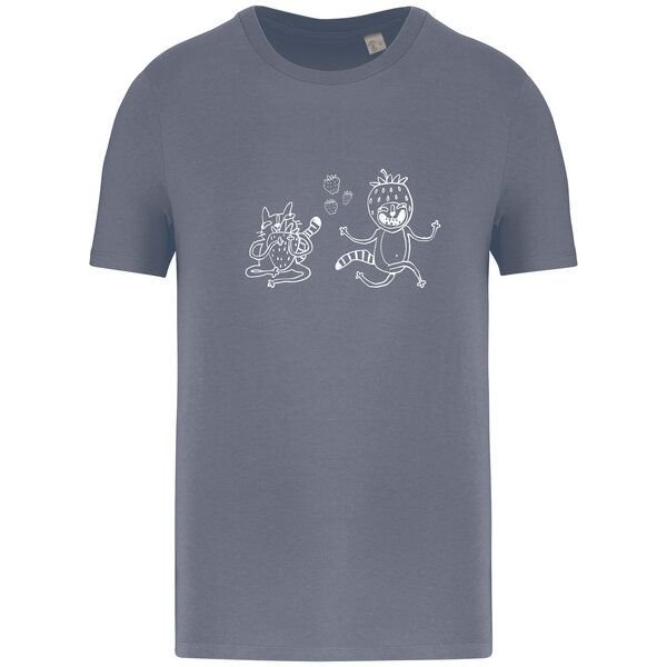 Brandless Basic Bio T-Shirt Strawberry Cats I ( 155g/m²) XXS - 5 XL