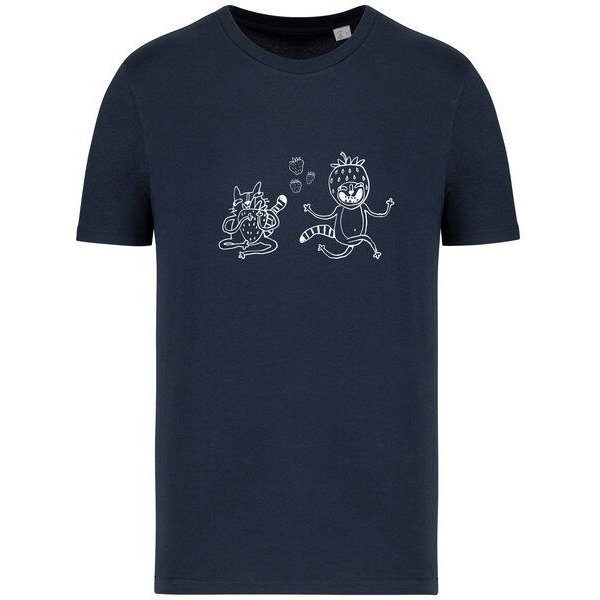 Brandless Basic Bio T-Shirt Strawberry Cats I ( 155g/m²) XXS - 5 XL
