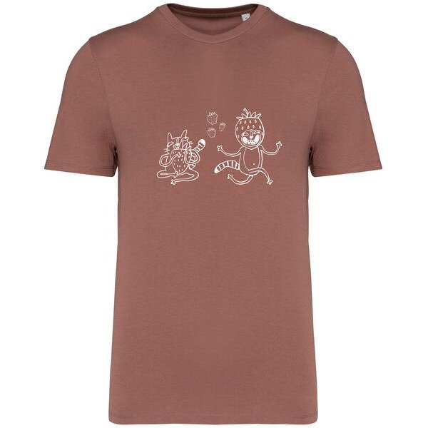 Brandless Basic Bio T-Shirt Strawberry Cats I ( 155g/m²) XXS - 5 XL