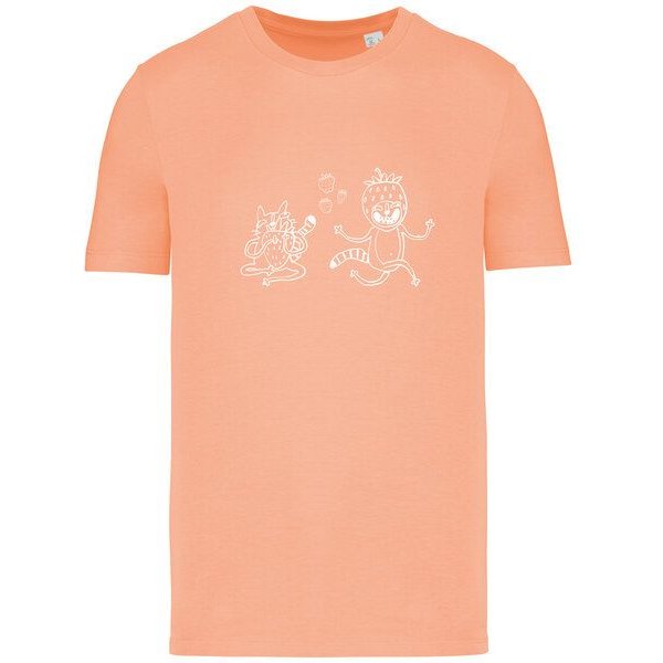Brandless Basic Bio T-Shirt Strawberry Cats I ( 155g/m²) XXS - 5 XL