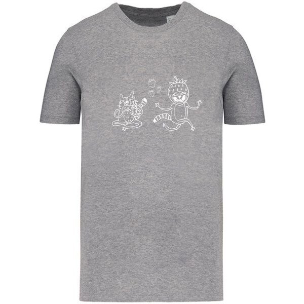 Brandless Basic Bio T-Shirt Strawberry Cats I ( 155g/m²) XXS - 5 XL