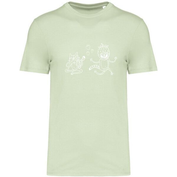 Brandless Basic Bio T-Shirt Strawberry Cats I ( 155g/m²) XXS - 5 XL