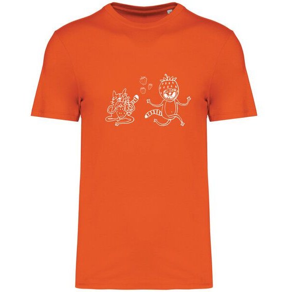 Brandless Basic Bio T-Shirt Strawberry Cats I ( 155g/m²) XXS - 5 XL