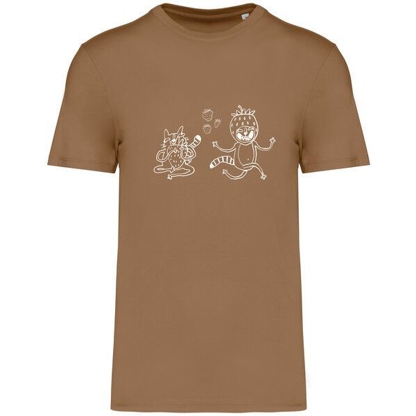 Brandless Basic Bio T-Shirt Strawberry Cats I ( 155g/m²) XXS - 5 XL