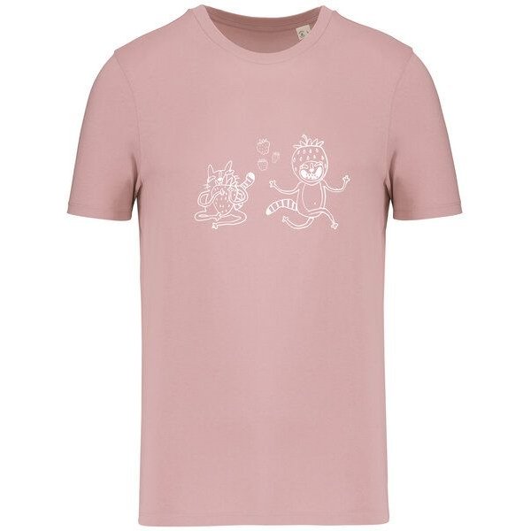 Brandless Basic Bio T-Shirt Strawberry Cats I ( 155g/m²) XXS - 5 XL