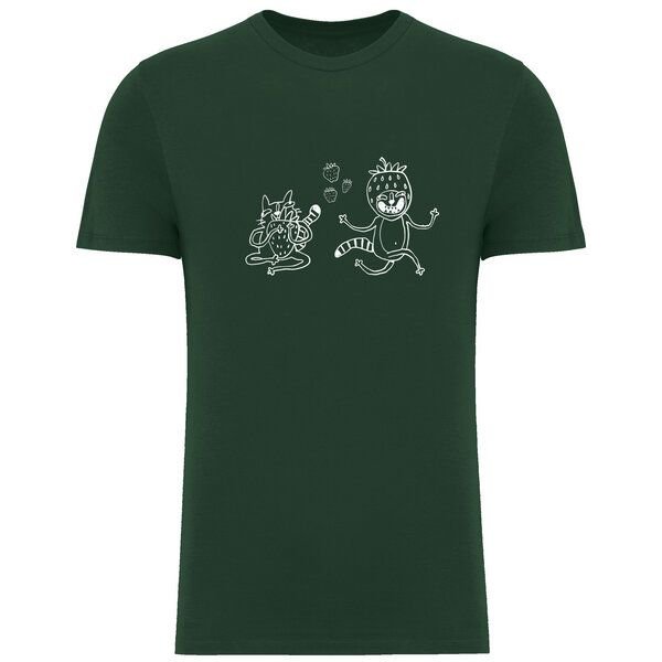 Brandless Basic Bio T-Shirt Strawberry Cats I ( 155g/m²) XXS - 5 XL