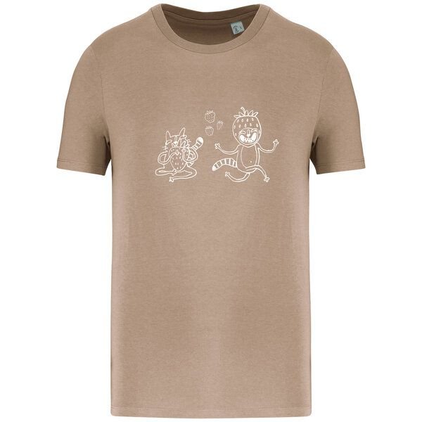 Brandless Basic Bio T-Shirt Strawberry Cats I ( 155g/m²) XXS - 5 XL