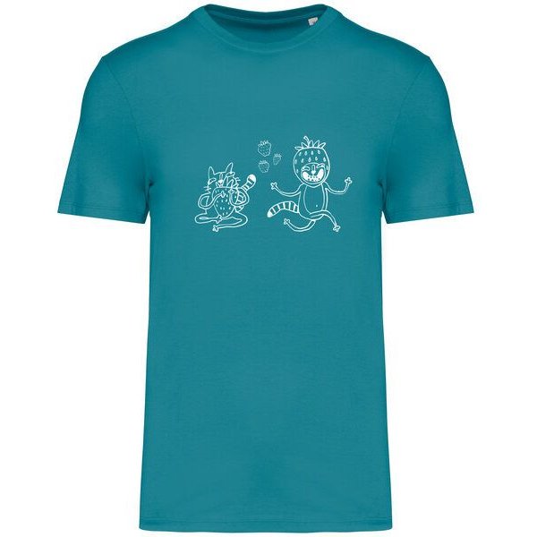 Brandless Basic Bio T-Shirt Strawberry Cats I ( 155g/m²) XXS - 5 XL