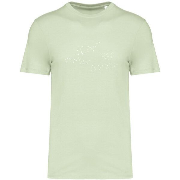 Greenspired Basic Bio T-Shirt Skybirds Nr. 4 ( 155g/m²) XXS - 5 XL