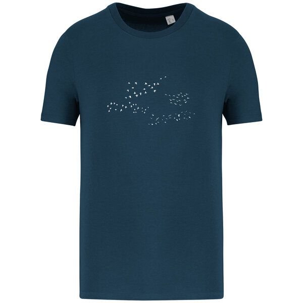 Greenspired Basic Bio T-Shirt Skybirds Nr. 4 ( 155g/m²) XXS - 5 XL