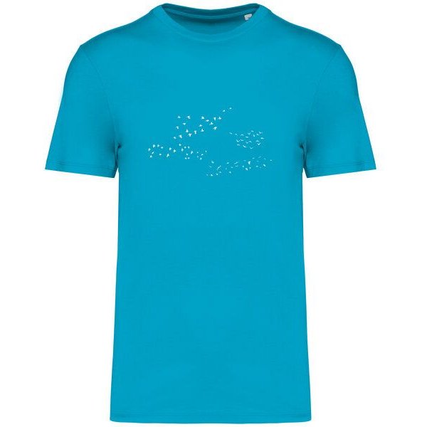 Greenspired Basic Bio T-Shirt Skybirds Nr. 4 ( 155g/m²) XXS - 5 XL
