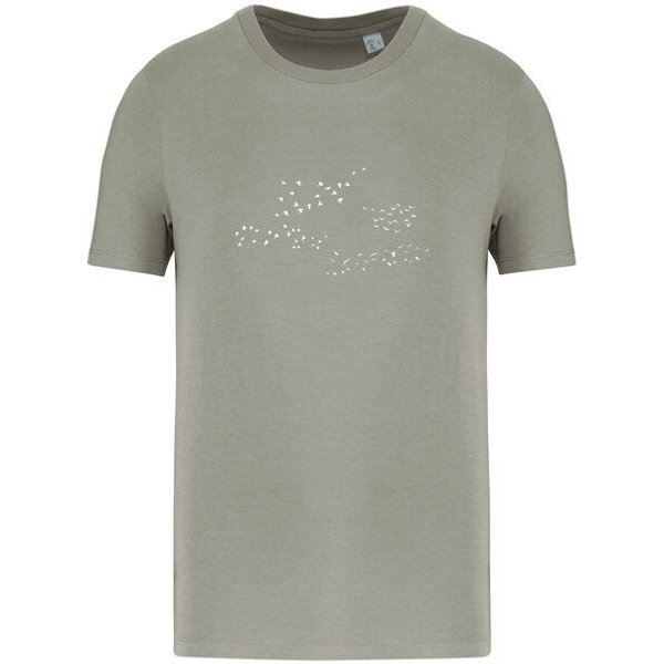 Greenspired Basic Bio T-Shirt Skybirds Nr. 4 ( 155g/m²) XXS - 5 XL