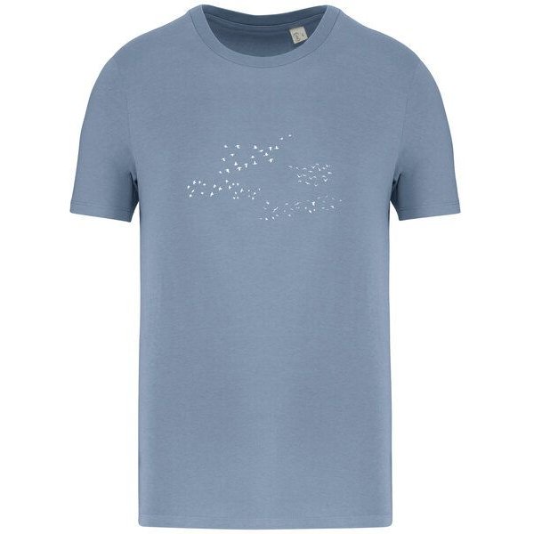 Greenspired Basic Bio T-Shirt Skybirds Nr. 4 ( 155g/m²) XXS - 5 XL