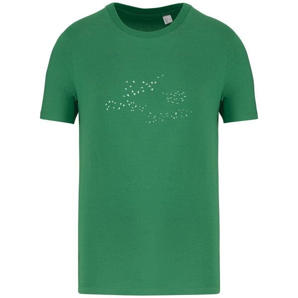 Greenspired Basic Bio T-Shirt Skybirds Nr. 4 ( 155g/m²) XXS - 5 XL