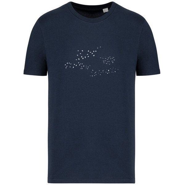Greenspired Basic Bio T-Shirt Skybirds Nr. 4 ( 155g/m²) XXS - 5 XL