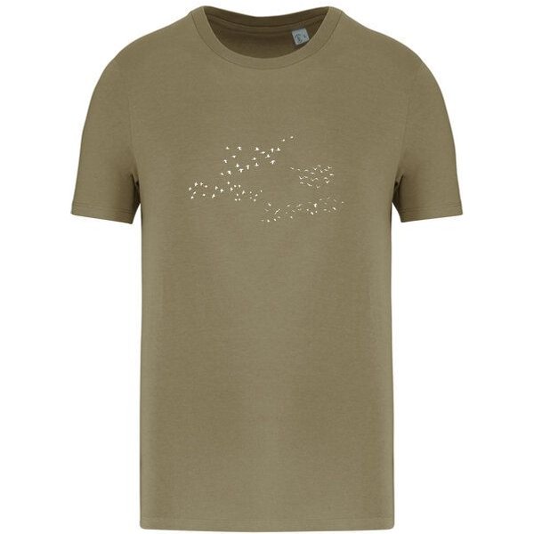 Greenspired Basic Bio T-Shirt Skybirds Nr. 4 ( 155g/m²) XXS - 5 XL