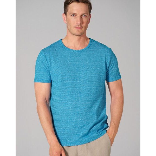 HempAge Herren Ringel-T-Shirt 55% Hanf, 45% Biobaumwolle