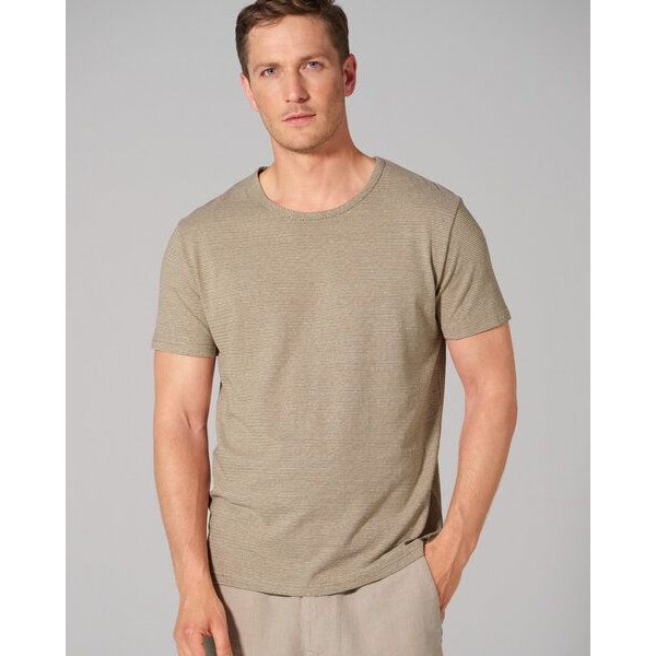 HempAge Herren Ringel-T-Shirt 55% Hanf, 45% Biobaumwolle