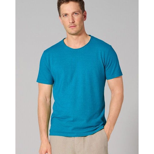 HempAge T-Shirt mit Rollsaum 56% Biobaumwolle, 44% Hanf