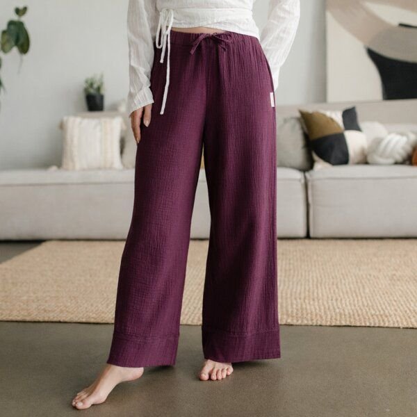 NORDLICHT Musselin Hose Hilla aus 100% Bio-Baumwolle