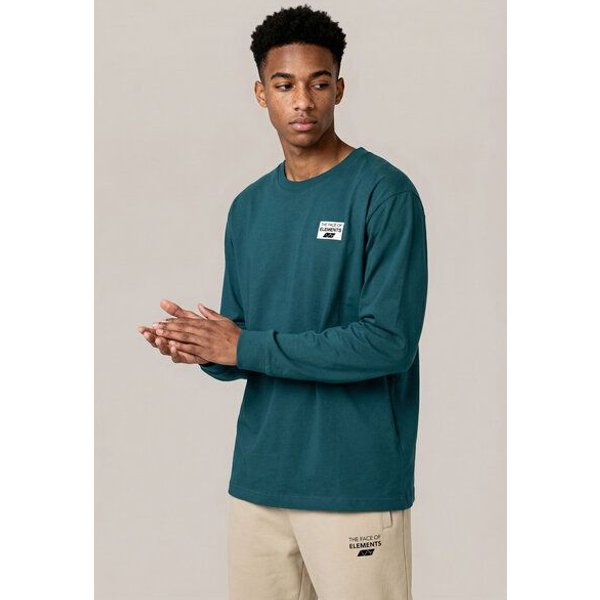 THE FACE OF ELEMENTS PULSE - RELAXED FIT LONGSLEEVE AUS 100% BIO-BAUMWOLLE