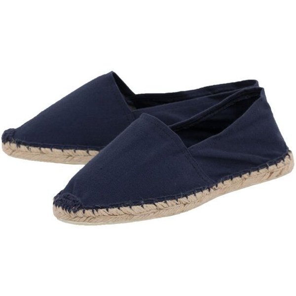 Japanwelt Espadrilles Espadrilles Canvas Unisex Low Top Sommerlatschen Flache Ballerina