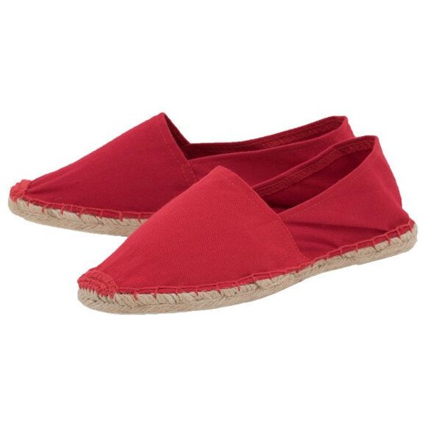 Japanwelt Espadrilles Espadrilles Canvas Unisex Low Top Sommerlatschen Flache Ballerina